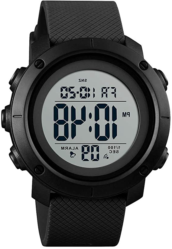 Reloj deportivo digital resistente al