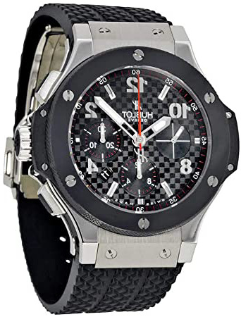 Hublot Big Bang - Reloj (Reloj de Pulsera, Masculino, Acero Inoxidable, Negro, Acero Inoxidable, Caucho, Negro)