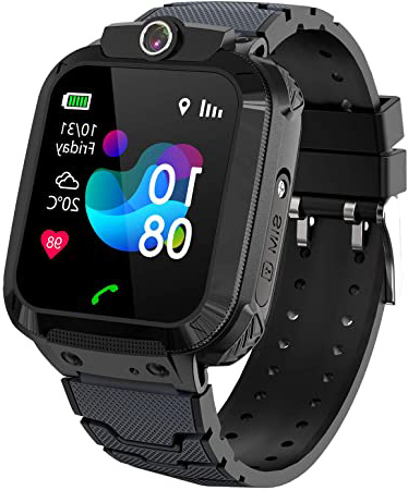PTHTECHUS GPS Niños Impermeable Smartwatch,