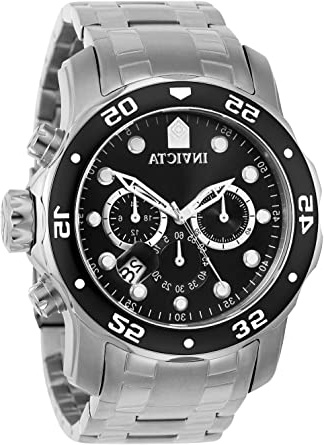 Invicta 0069 Pro Diver - Scuba Reloj para Hombre acero inoxidable Cuarzo Esfera negro