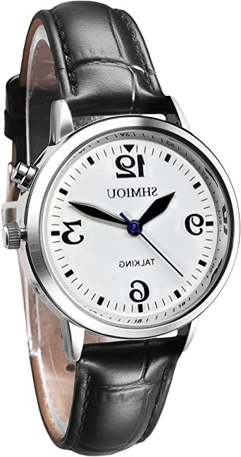 Reloj parlante francés para mujer,