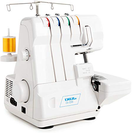 Juki MO4S Máquina de Coser Remalladora Overlock Profesional 4 hilo con diferencial, Enhebrado automático, Simple de manejo
