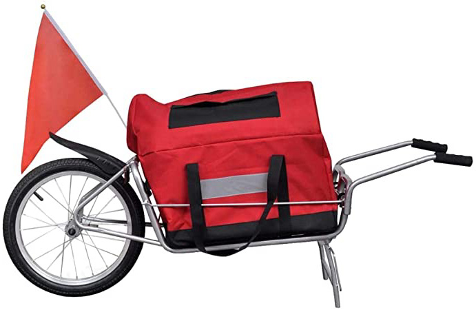 vidaXL Remolque de Bicicleta con