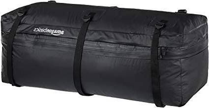 AmazonBasics Bolsa de viaje expansible para portaequipajes trasero, negra, de 250 l expansibles a 325 l