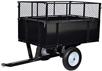 vidaXL Remolque Coche para Jardín Carretilla Carrito Patio Huerto Transporte