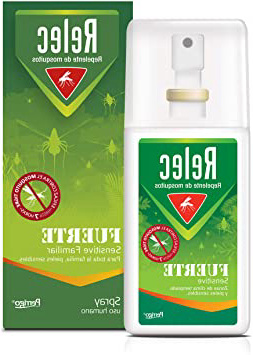 Relec Fuerte | Spray Antimosquitos | Repelente de mosquitos | Eficaz contral el mosquito tigre | Sin olor, sin perfume y sin alcohol | 75 ml