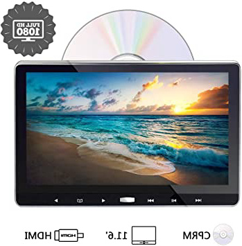 2020 Reproductor de DVD para Reposacabeza de Coche 11.6 Pulgadas Entrada HDMI Interconexión de Móvil USB SD AV-IN AV-out para Viaje
