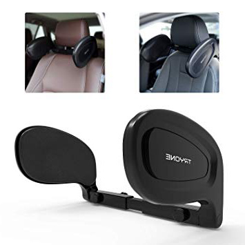 Tryone Almohada de Cuello del Coche, Reposacabezas - Auto Cojín Cuello Almohada Reposacabezas Plegable para Dormir en el automóvil para Adultos y niños