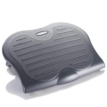 Kensington 56152 Reposapiés Ergonómico Ajustable SoleSaver, Mejora la Postura y Alivia Dolores Relacionados con la Ciática y otros Problemas Ortopédicos, Gris
