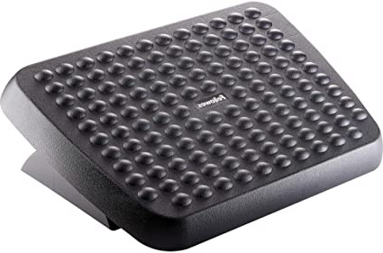 Fellowes Reposapiés ergonómico ajustable para oficina, color negro