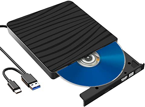 Lector DVD CD Externo, USB