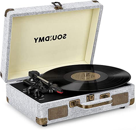 Souidmy Tocadiscos de Vinilo con