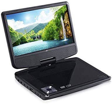 Sytech SY4098 - Reproductor DVD portátil de 9", Color Negro