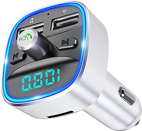 Cocoda Transmisor FM Bluetooth, [Luz