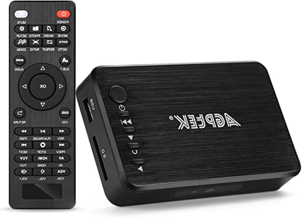 AGPTEK Media Player HDMI VGA