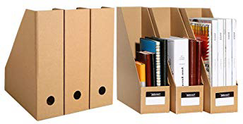 TIANSE Set de archivador de Papel – 6 unidades – El perfecto organizador de papeles para periódicos, revistas – Revistero de Papel