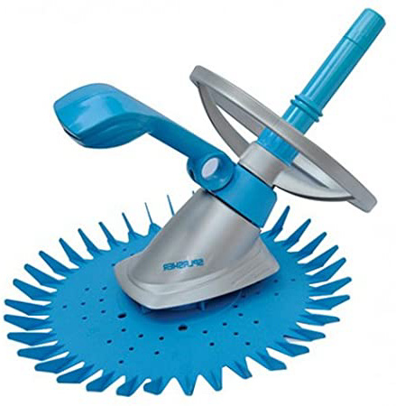 Fluidra 66281-Limpiafondos Automático Splasher, Blanco/Azul