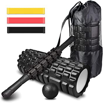 4-en-1 Foam Roller Kit ,