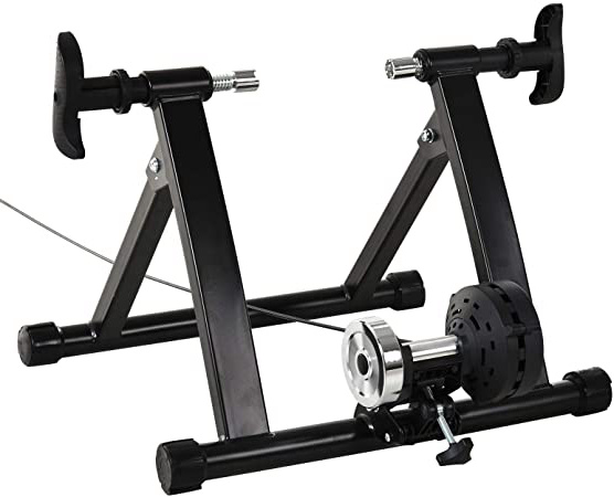 HOMCOM Rodillo de Bicicleta con Resistencia de