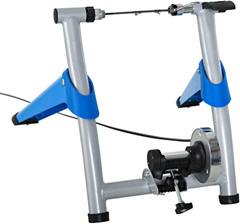 HOMCOM Entrenador de Bicicleta Rodillo