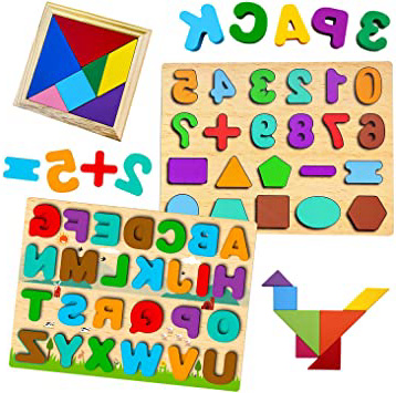 Puzzle de Madera Niños Pequeños,