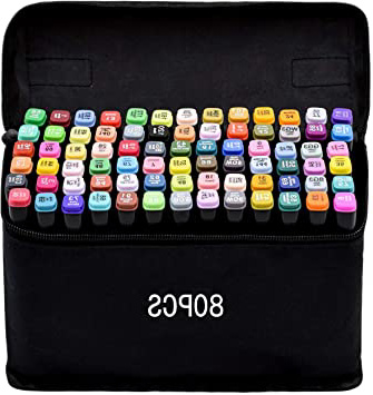 TongfuShop Rotulador de 80 Colores