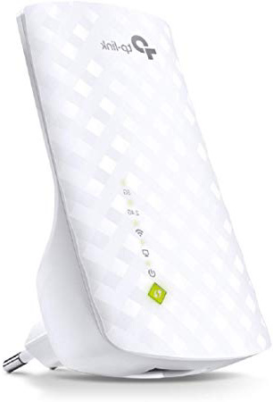 TP-Link RE200 AC750 - Repetidor de red Wifi extensor amplificador de cobertura con enchufe(Puerto Ethernet, 10/100 mbps, Banda dual, 300Mbps, 2.4 GHz, 433 Mbps 5GHz), Blanco