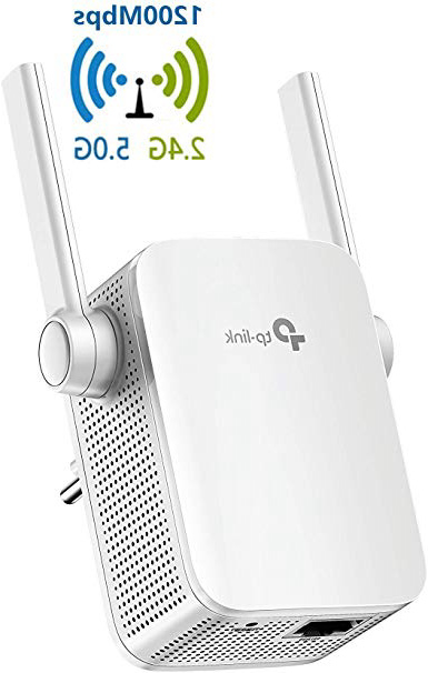TP-Link RE305 AC1200 - Extensor de Red WiFi Inalámbrico, 1200 Mbps con Puerto Ethernet y Doble Banda, Blanco