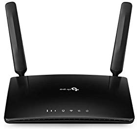 TP-Link TL-MR6400, Router 4G LTE WiFi con Velocidad Alta hasta 300Mbps, Ethernet DC-in Jack, Negro