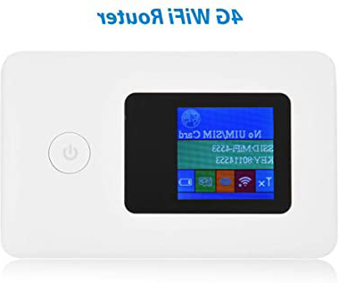 Tosuny Mini Router WiFi Caja de Datos WiFi Router Portátil Inalambrico 4G LTE con Ranura para Tarjeta SIM, Bolsillo Inalámbrico para Socios de Viaje