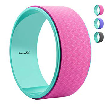 REEHUT Rueda de Yoga para la Dharma 32cm×13cm, Mejorar la Flexibilidad y Resistencia y Aliviar el Dolor y Estrés en su Espalda y Hombros de -Incluye Guía de Posturas en Formato electrónico