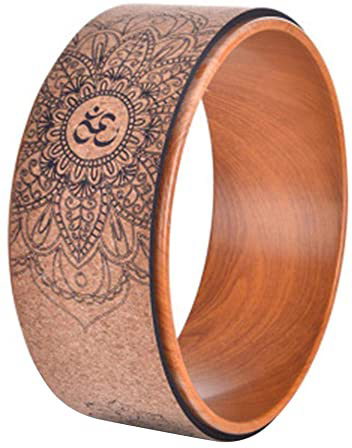 jaspenybow Rueda de Yoga Finelyty, Accesorio de Yoga para Mejorar Las Flexiones de Espalda y Las posturas de Yoga, para Mejorar su flexibilidad, Equilibrio y Estiramiento de Fuerza