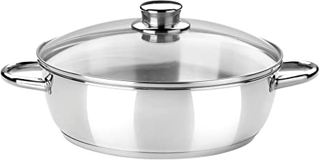 Monix Optima - Rustidera Optima 26 cm con tapa de cristal