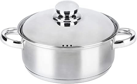 Vier Z24 CACEROLA INDUCCIÓN 24CM, 4.3 LITROS, Acero 18/10