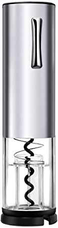 Winey sacacorchos eléctrico para vino, abridor de vino portátil y recargable, extractor de corcho para vino inteligente con cortador de papel de aluminio y cable de carga Micro USB