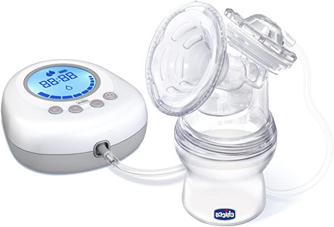 Chicco NaturallyMe - Sacaleches eléctrico con 10 niveles de intensidad