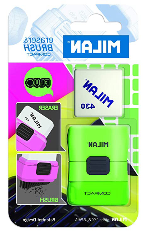 Blister Eraser&brush Compact Fluo + goma de recambio