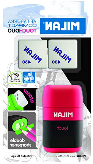 Milan - Blister afilaborra Compact Touch + 2 Gomas 430