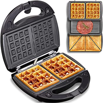 Yabano Sandwichera 3 en 1,