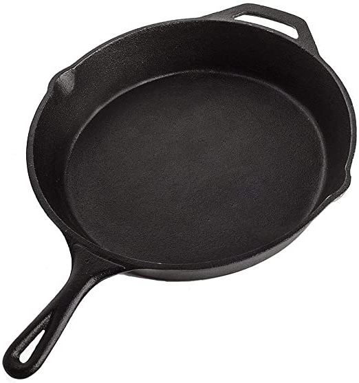 KICHLY Sartén Redondo en Hierro Fundido con mango, 26 cm