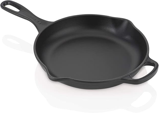 Le Creuset Skillet Evolution de Hierro Fundido, Redonda, Ø 20 cm, para Todas Las Fuentes de Calor, Incl. inducción, Negro Mate, 20.0 cm