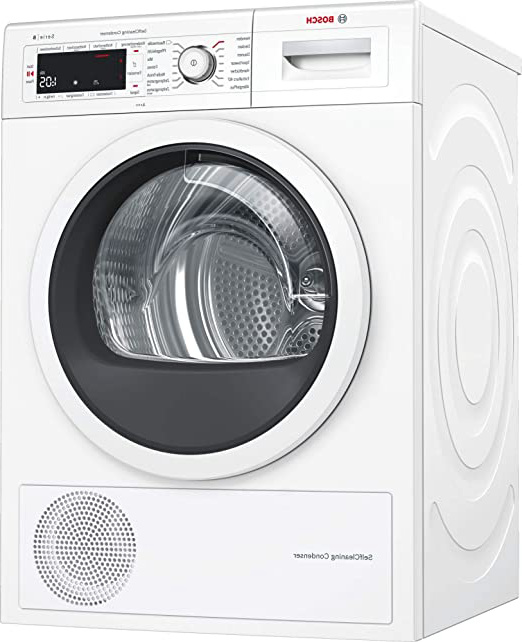 Bosch WTWH7540 Independiente Carga frontal 8kg A+++ Blanco - Secadora (Independiente, Carga frontal, Bomba de calor, Blanco, Giratorio, Tocar, Derecho)