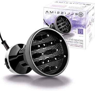 Imetec Bellissima DF1 1000 Difusor de Aire Caliente para Cabello Rizado, 700 W, 2 Combinaciones Aire/Temperatura, Secado Delicado, Rizos Definidos sin Efecto Encrespado