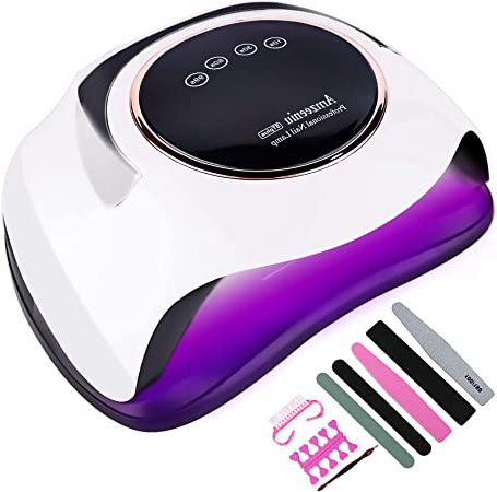 Amzeeniu Lampara LED Uñas 180W,Profesional
