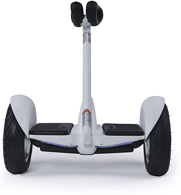 Segway Ninebot S N3M240 - Patinete eléctrico motorizado (hasta 16km/h y 22km de autonomía) con Auto-Equilibrio y faros ultrabrillantes, Blanco, 260x548x595 mm