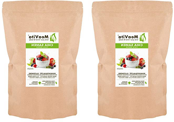 Meavita Premium Semillas De Chía Meavita, 2 x 1 Kg