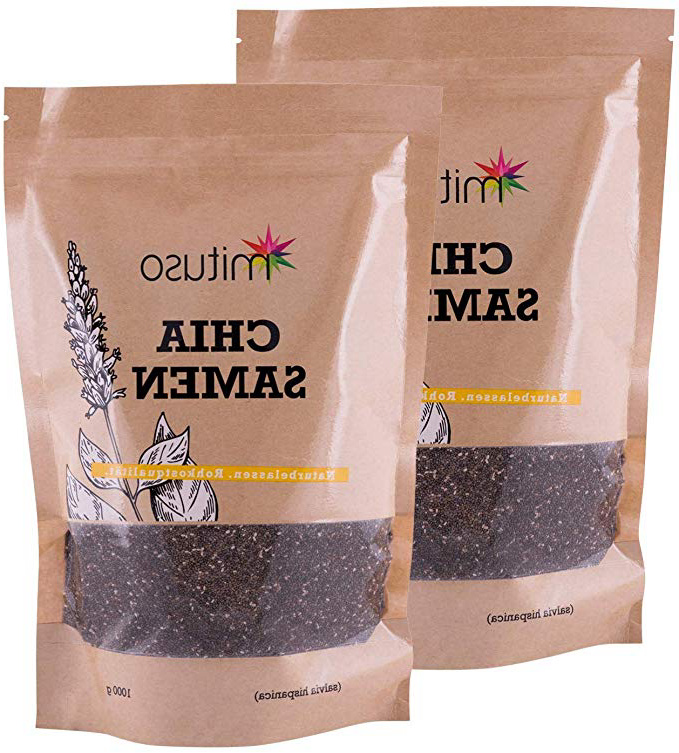 Las semillas de chía, mituso premium paquete 2er (2 x 1000 g)