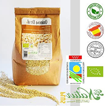 Quinoa Real en grano BeNatur Plus - 100% Quinoa Real procedente de Bolivia de Pureza Garantizada Libre de Pesticidas y de cualquier tipo de productos Químicos 1 kg