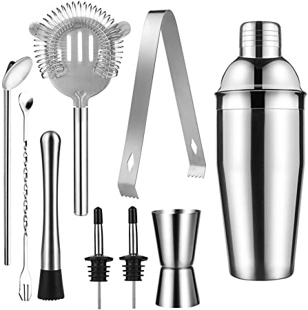 Juego de Coctelera 9pcs Herramientas