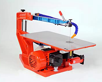 Hegner 266000 00266000 Multicut 2S-Sierra de marquetería eléctrica (400-1400 RPM Paso: 46 cm, Altura 65 cm), Naranja